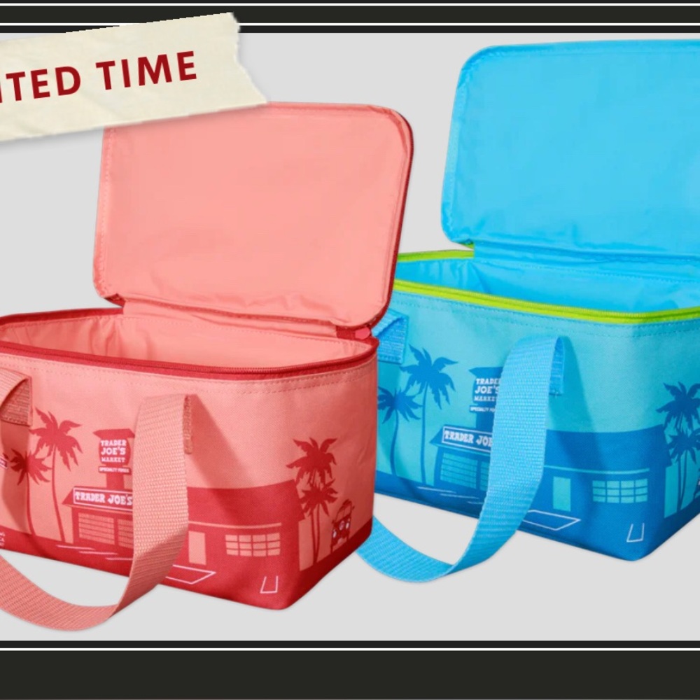 NWT Trader Joe’s Mini Insulated Totes (set of 2)